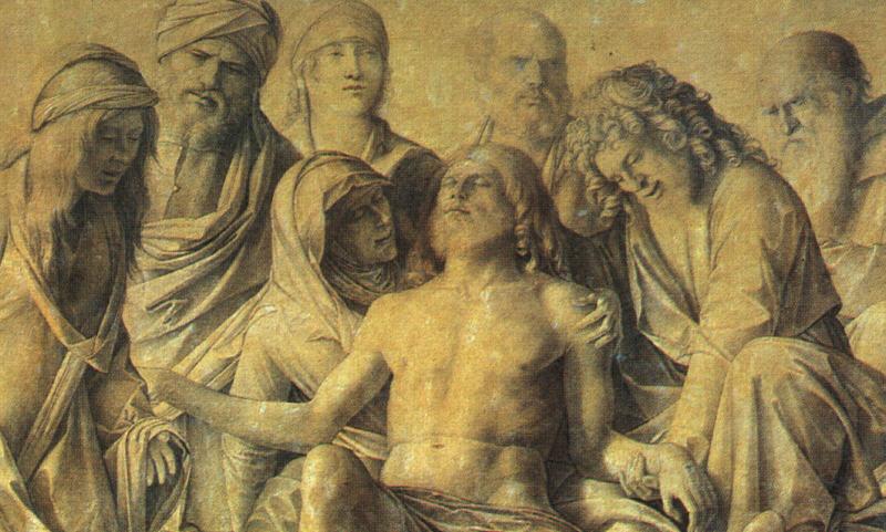 BELLINI, Giovanni The Lamentation over the Body of Christ dfh Sweden oil painting art